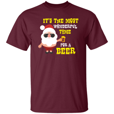 Funny Christmas Santa, Santa Drinking Beer