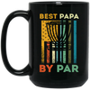 Best Papa By Par, Disc Golf Dad Retro