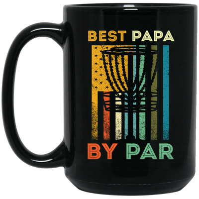 Best Papa By Par, Disc Golf Dad Retro