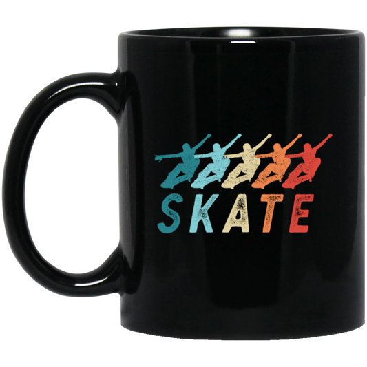 Skate Retro Skateboarding Gift, Skateboard