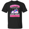 Unicorn Lover, Exhausted From Being Such A Freaking Awesome Caregiver Unisex T-Shirt