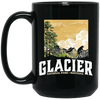 Glacier National Park, WPA Style Vintage Montana