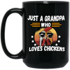 PNG Just A Grandpa Who Loves Chicken Vintage