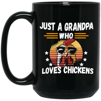 PNG Just A Grandpa Who Loves Chicken Vintage