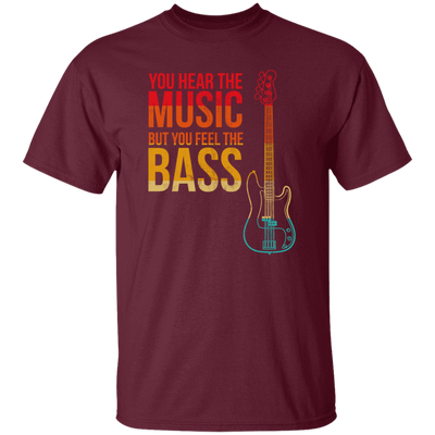 Bass Players Are The Sexiest Retro You Hear The Music But You Feel The Bass Vintage Unisex T-Shirt