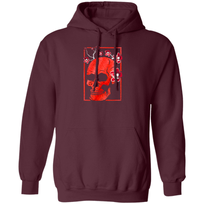 Japanese Demon Art Face Skull Devil Oni Harajuku Pullover Hoodie