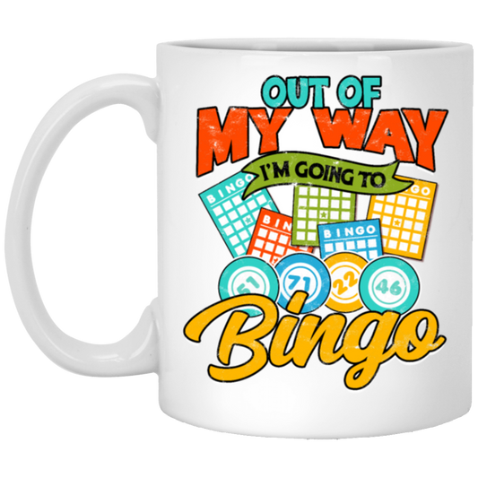 Out Of My Way I Am Going To Bingo, Retro Bingo Gift