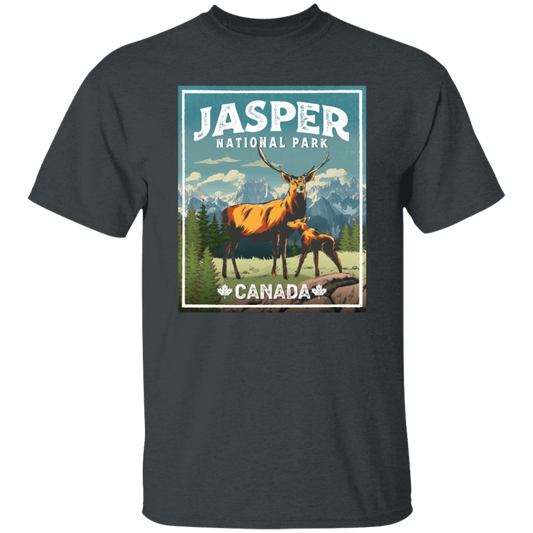 Love Jasper National Park Canada Lover Deer Vintage Look