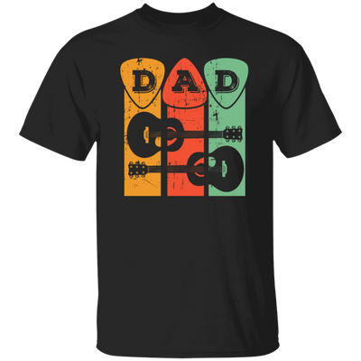 Retro Guitar Pick, Guitarist Gift, Dad Gift Unisex T-Shirt