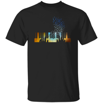 Music Is Life, Hands Playing On Piano Keyboard Gift For Music