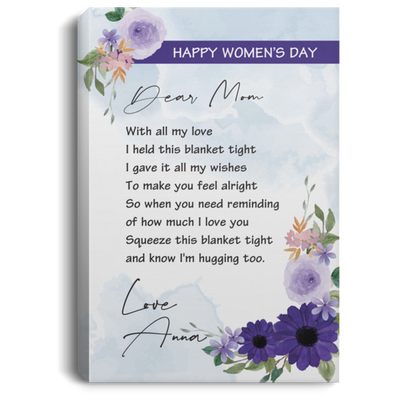 Personalized Letter For Your Mom Canvas, Mother's Day Gift CB101 Canvas