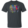 This Design For Skier Born To Ski Colorful Ski Gift Birthday New Year Day Unisex T-Shirt is perfect for skiers of all ages and abilities. Featuring a colorful and vibrant ski-themed design, this stylish t-shirt is sure to make a statement. Unisex sizes are available to ensure the perfect fit for everyone.