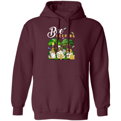 Bee Keeper Gnome, Bee Gnome, Bumble Bees, Bee Keeper Lover Gift, Best Bee Pullover Hoodie