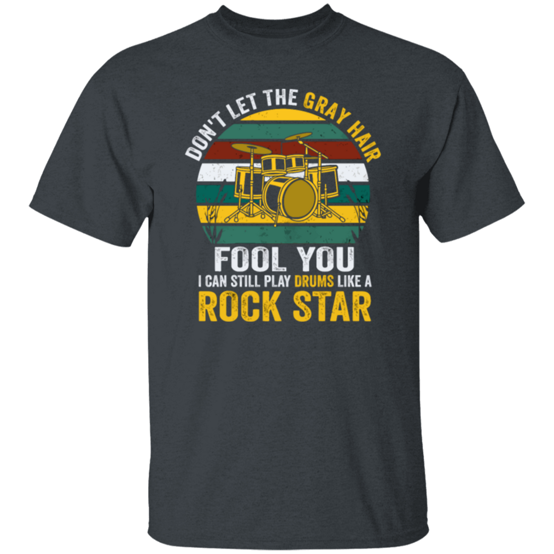 Drumming Player Vintage, I Play Drums Like A Rock Star