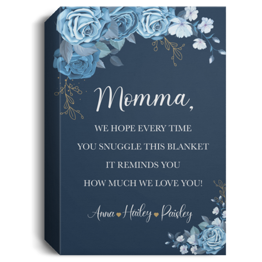 Personalized Gift For Momma Canvas, My Best Mom Ever CB105 Canvas