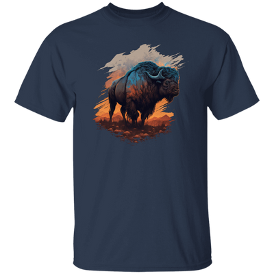 Buffalo Love Gift, Buffalo On A Field, Vintage Style, Cool Buffalo Unisex T-Shirt