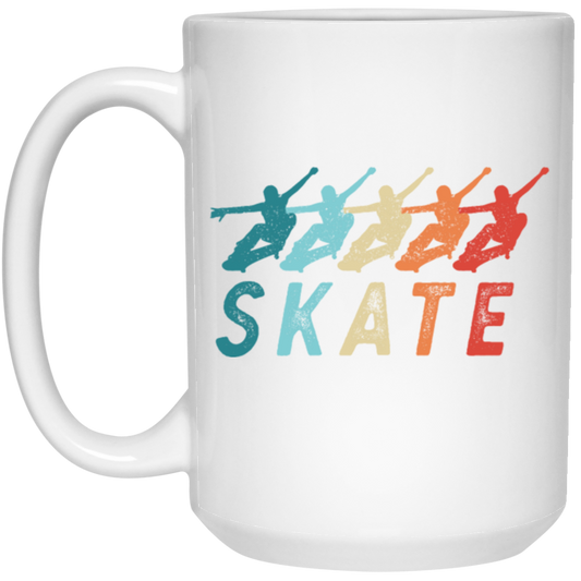 Skate Retro Skateboarding Gift, Skateboard