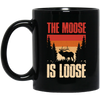 Forest Love Gift, The Moose Is Loose, Retro Moose Gift