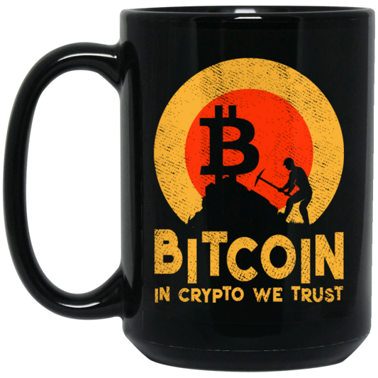 Bitcoin - Sunset - IN CRYPTO WE TRUST