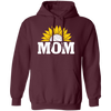 Mom Present, Sunflower Mom, Best Mother Ever, Half Sunflower, Sunflower Lover Pullover Hoodie