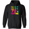 Seventies Dancing Retro Disco 1970s Costume Colorful Swag Pullover Hoodie