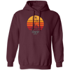 Beautiful Motive In Retro Style Treasure Island - Sunset Vintage Style Pullover Hoodie