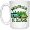 Camping camper travel nature campfire outdoor zelt gift