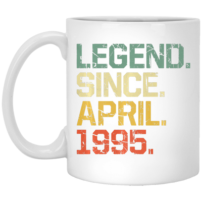 Birthday Gifts Legend Since April 1995 Premium White Mug