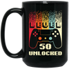 Retro 50th Birthday Gift, Level 50 Unlocked, Play Gaming Lover