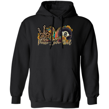 Colorfull Design Peace Love Pool Gift For Friend