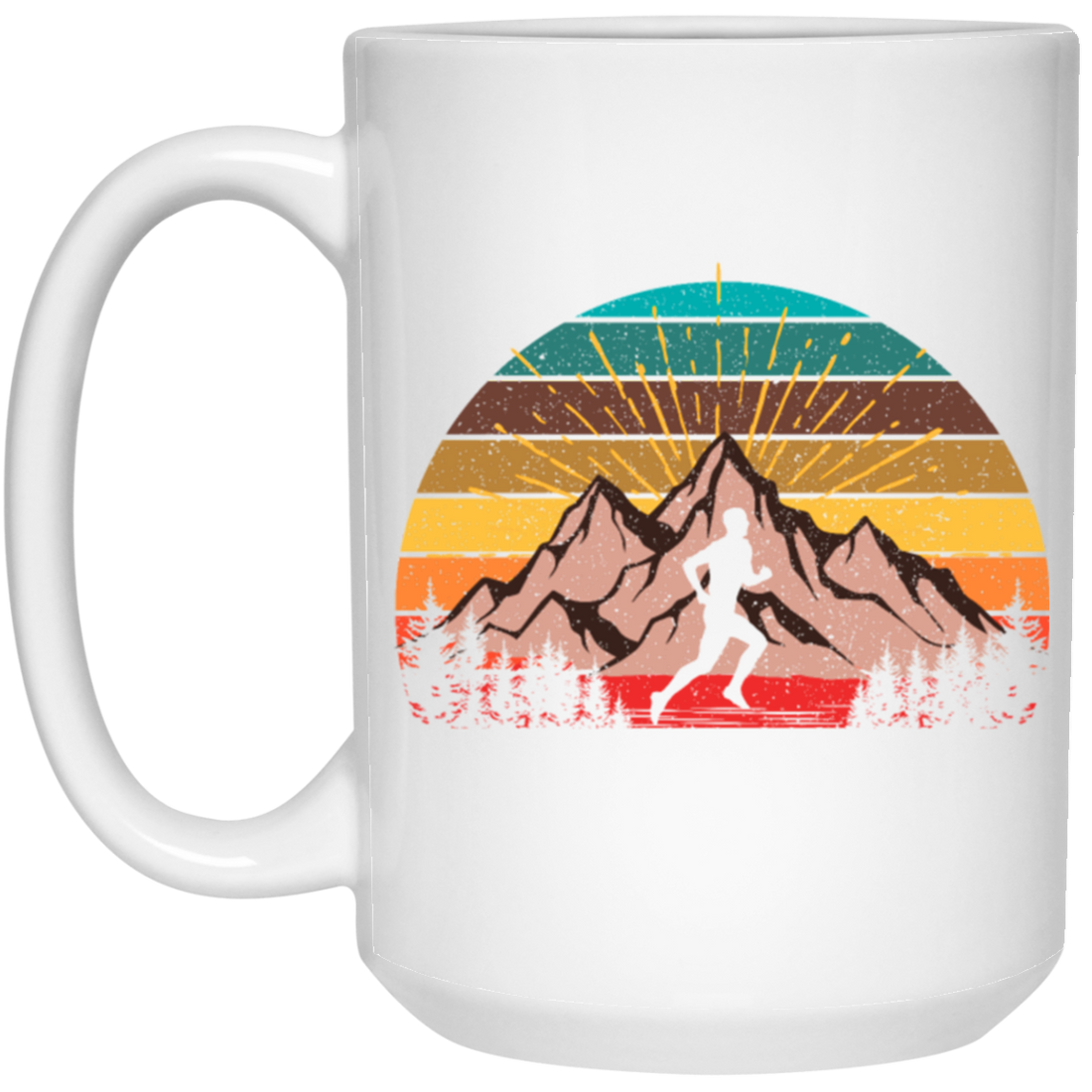 Retro Ultra Runner Classic Vintage Ultra Marathon White Mug