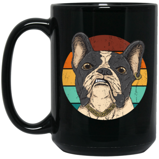 Retro Frenchie, Cute dog, French Bulldog, Dog Lovers, Vingtage Bulldog Gift