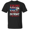 Viking Gift Skull Lover Viking By Blood American By Birthday Patriot By Choice