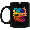 Love Kentucky, Best Of Colorful Gift, Mixed Pattern, Kentuky Lover Black Mug