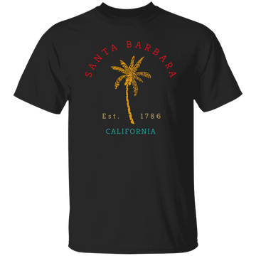 Retro Cool Vintage Santa Barbara Beach California Palm Tree Lover