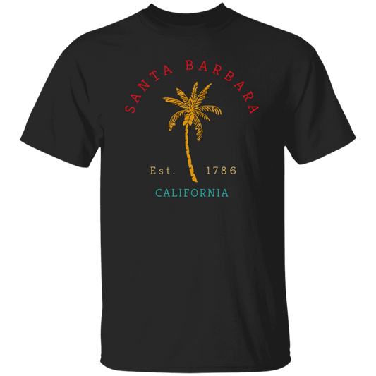 Retro Cool Vintage Santa Barbara Beach California Palm Tree Lover