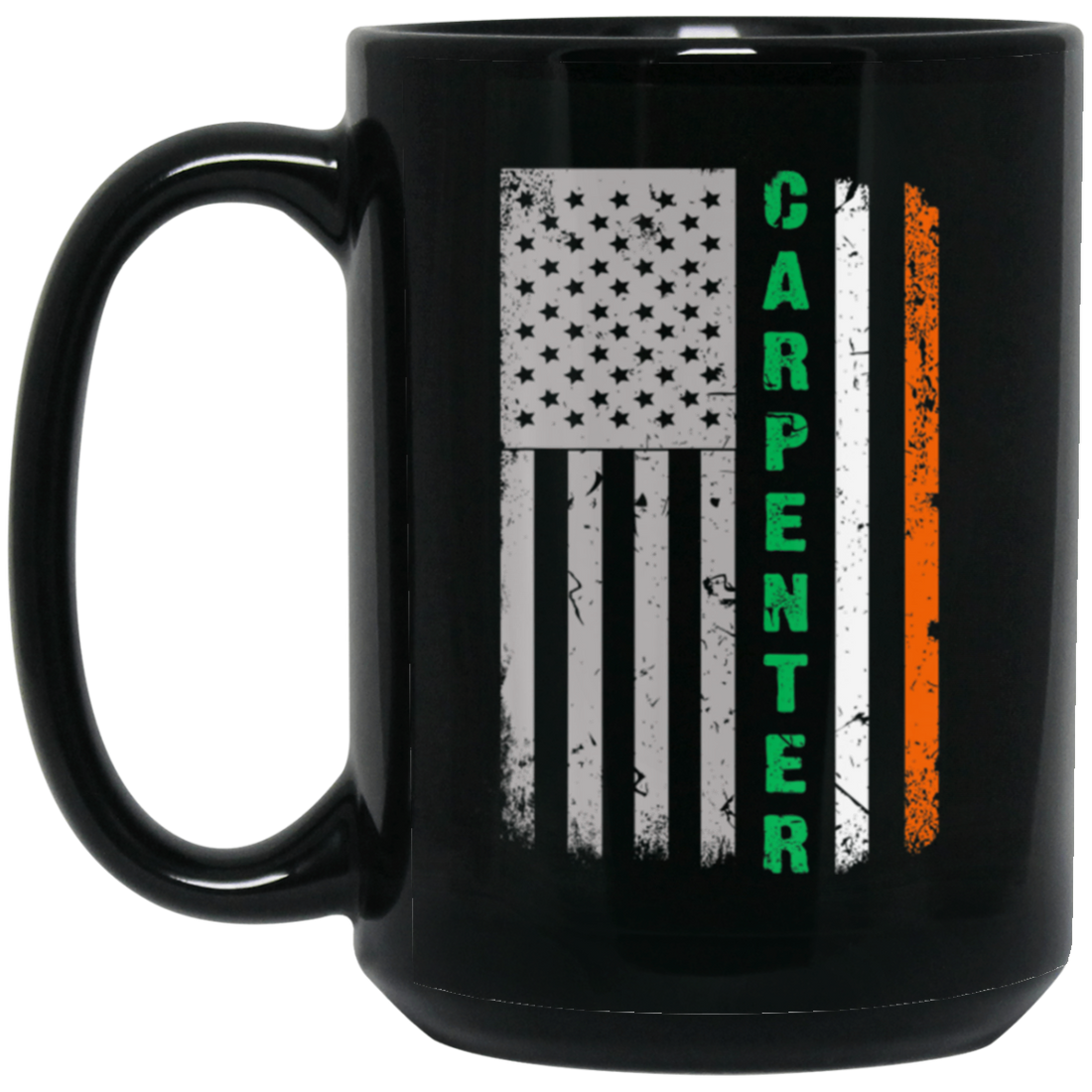 Carpenter Irish American Flag St. Patricks Day
