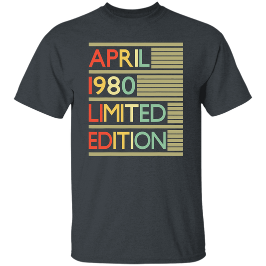 Birthday Gifts Women Men April 1980 Unisex T-Shirt