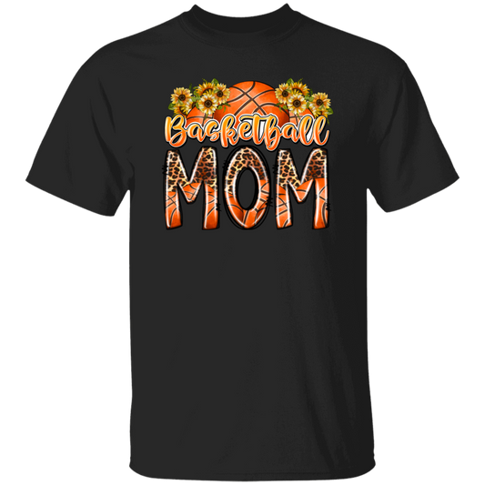 Mom's Gift, Mom Love Basketball, Best Basketball Lover Gift, Best Sport For Mom Unisex T-Shirt