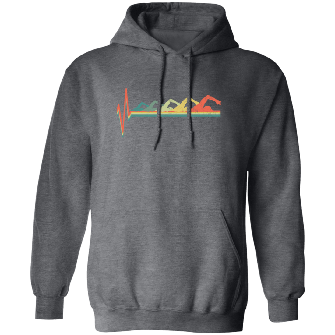 Design For Beach Lover Evolution Swimmer Summer Time Pullover Hoodie