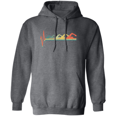 Design For Beach Lover Evolution Swimmer Summer Time Pullover Hoodie