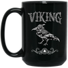 Viking Raven Bird Nordic Style Norseman Norse