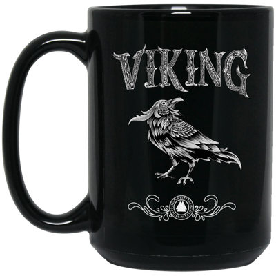 Viking Raven Bird Nordic Style Norseman Norse