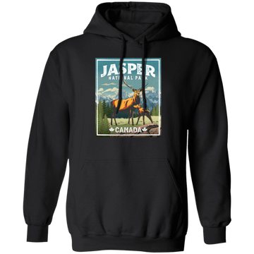 Love Jasper National Park Canada Lover Deer Vintage Look