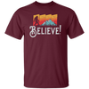 Retro Bigfoot, Believe Bigfoot Sasquatch, Retro Bigfoot Love Gift Unisex T-Shirt