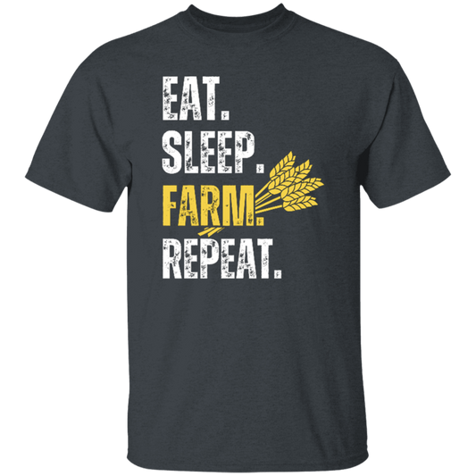 Eat Sleep Farm Repeat, Love Farm, Best Farming Lover, Farmer Gift, Rice Lover Unisex T-Shirt