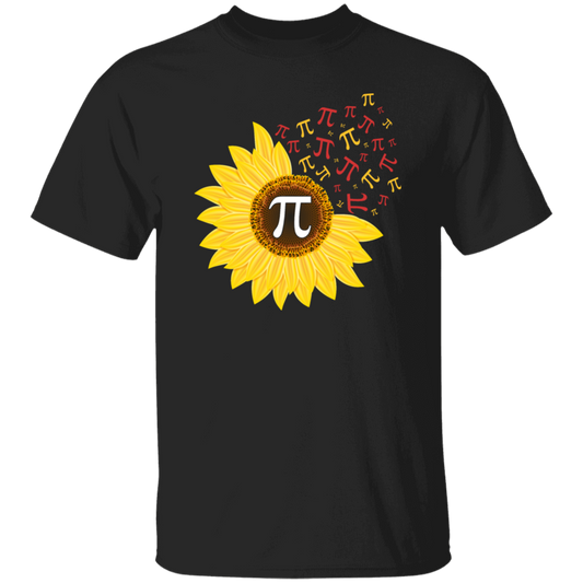 Sunflower Pi, Pi Number, 100 Days Of School Math, Love Mathemetic Gift Idea Unisex T-Shirt