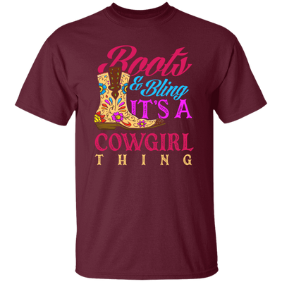 Boots And Bling Its A Cowgirl Thing, Lovely Girl Gift