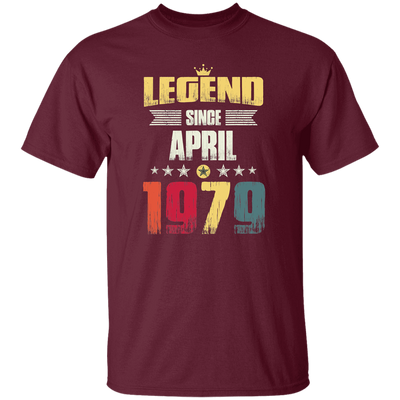 Birthday Gifts Vintage Legend Since April 1979 Unisex T-Shirt