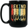 Be Kind Love Gift, Sign Language Gift, Gift For Deaf, Love Sign Language Black Mug